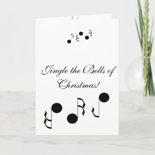 Jingle the Bells of Christmas Joyful Fun Holidays Card