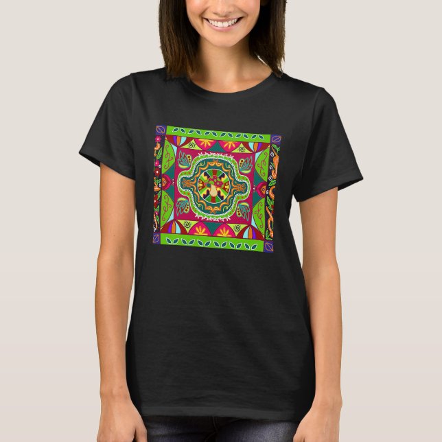 Jingle Truck Pakistani Indian Colorful Desi Aesthe T-Shirt (Front)