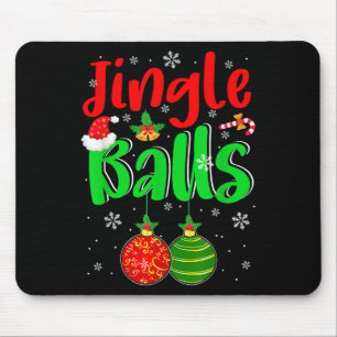 Jingle Xmas Funny Joke Costume Men Adult Couple Mouse Mat