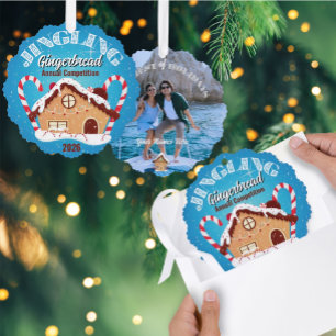 Jingling Gingerbread Party Keepsake Ornament