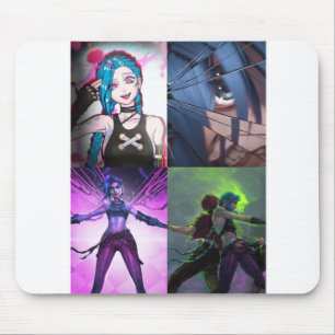 Jinx Arcane anime mousepad