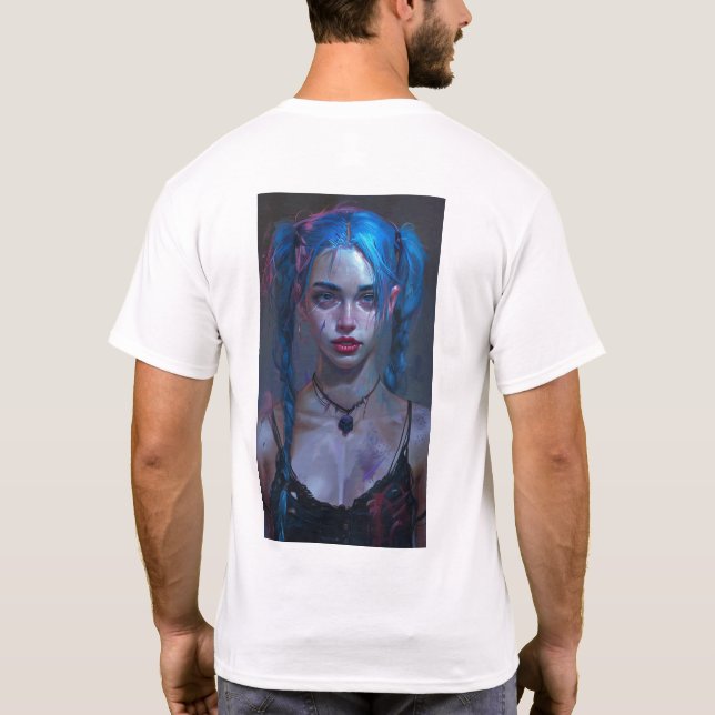 Jinx from Arcane T-Shirt (Back)