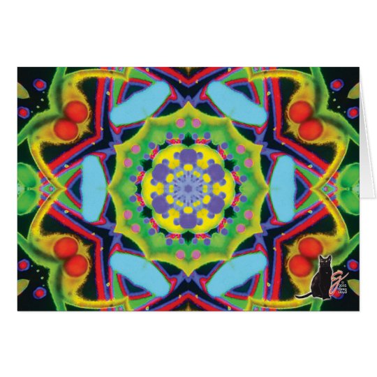 Jinx Kaleidoscope Greeting Card