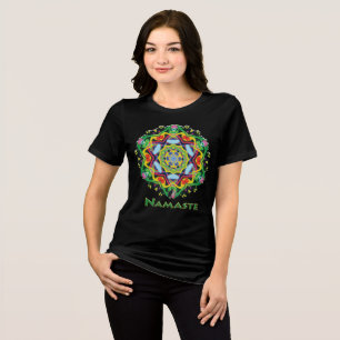 Jinx Namaste Kaleidoscope T-shirt Tri-Blend Shirt