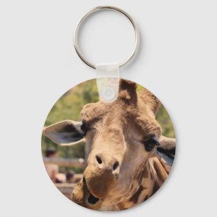 Jirafa divertida key ring