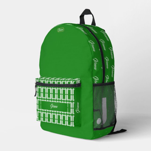 JIRANA PRINTED BACKPACK (Back Corner Right)