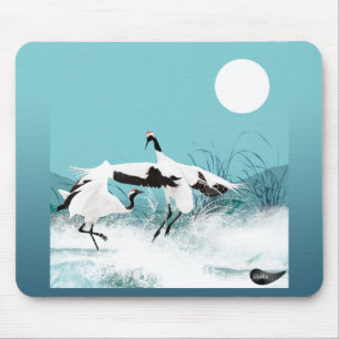 Jitaku Crane Dance Mousepad
