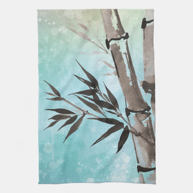 Jitaku Winter Bamboo Kitchen Towel (Vertical)