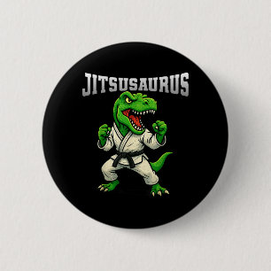 Jitsusaurus BJJ Jiu Jitsu Martial Arts Funny 6 Cm Round Badge