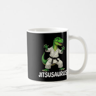 Jitsusaurus Dinosaur Karate Martial Arts Fun Enthu Coffee Mug