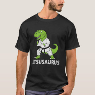 Jitsusaurus Funny BJJ Brazilian Jiu Jitsu Trex Kid T-Shirt