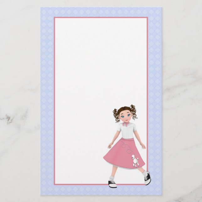 Jitter Bug Retro Dance Stationery (Front)