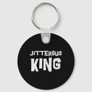 Jitterbug Dance King Swing Dancing Lindy Hop Dance Key Ring