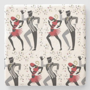 "Jitterbug" Stone Coaster