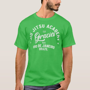 Jiu Jitsu Academy Gracies Rio De Janeiro Brazil T-Shirt