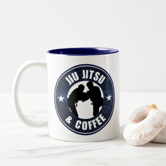 Jiu Jitsu and Coffee Mug (With Donut)