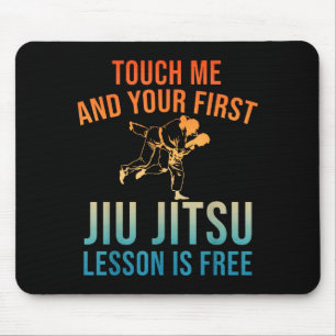 Jiu Jitsu Art For Men Women Brazilian Jujitsu Bjj  Mouse Mat
