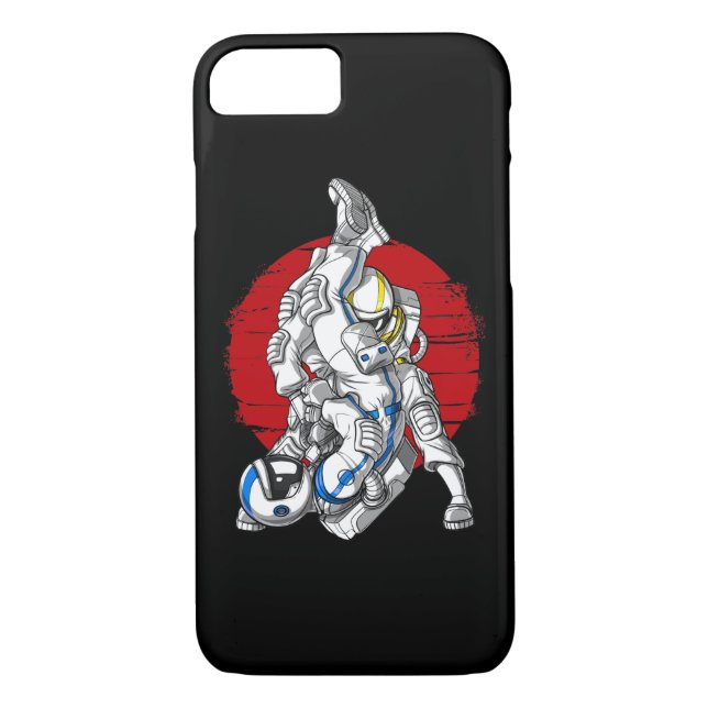 Jiu-Jitsu Astronauts Case-Mate iPhone Case (Back)