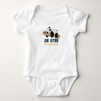 Jiu JItsu Bearly Training Panda  Baby Bodysuit