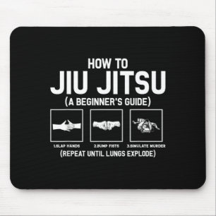 Jiu-Jitsu Beginner Jiu Jitsu Guide Funny Brazilian Mouse Mat