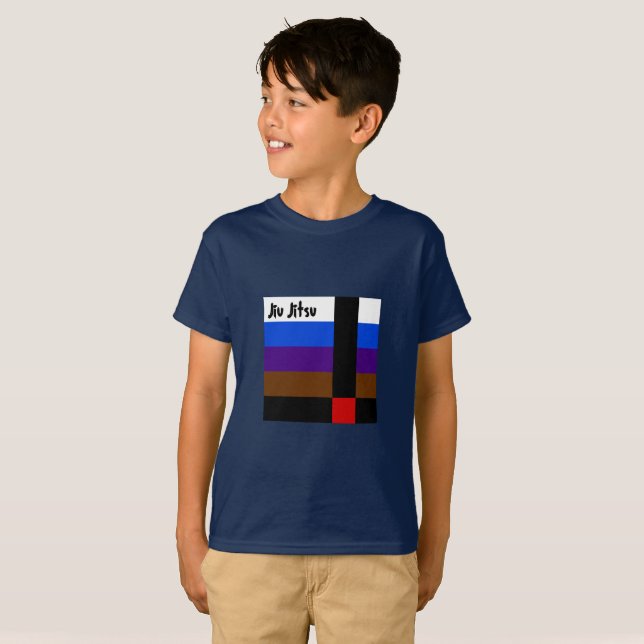 Jiu Jitsu Belts T-shirt (Front Full)