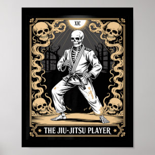 Jiu-Jitsu BJJ Tarot Judo Martial Arts MMA Poster