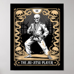 Jiu-Jitsu BJJ Tarot Judo Martial Arts MMA Poster