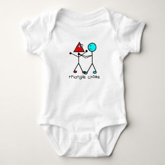 jiu jitsu bjj triangle choke baby bodysuit