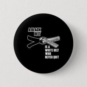 Jiu Jitsu Black Belt Mma Karate Brazilian Bjj Trai 6 Cm Round Badge