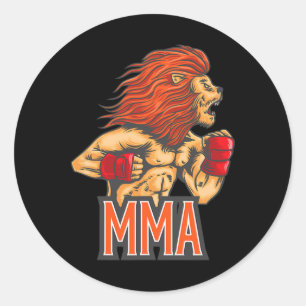 Jiu-jitsu, Boxing, Kickboxing, And Mma S Classic Round Sticker