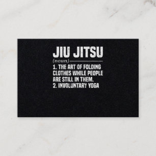 Jiu Jitsu Brazilian Martial Arts Training Business Card