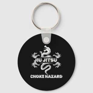 Jiu Jitsu Choke Hazard Karate Boxing Muay Thai Kic Key Ring