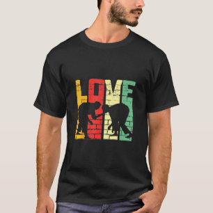 Jiu Jitsu - Cool Unique Love Jiu Jitsu Retro Black T-Shirt