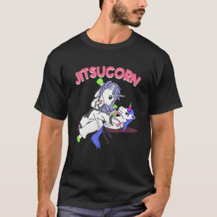 Jiu Jitsu Cute Unicorn Self Defense T-Shirt