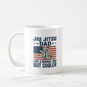 Jiu Jitsu Dad Vintage Flag Shirt Design_1 Coffee Mug