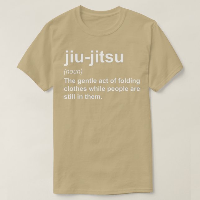 Jiu Jitsu Definition T-Shirt (Design Front)