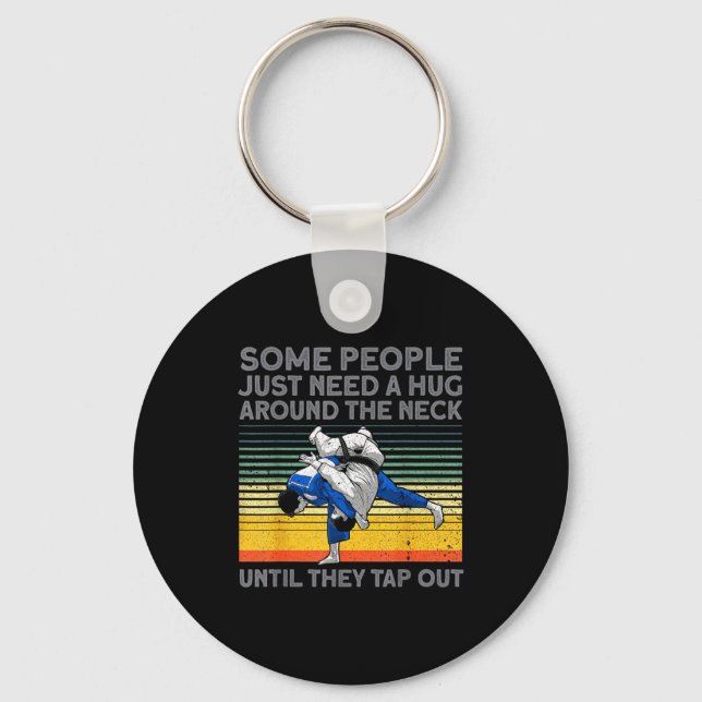 Jiu Jitsu Design For Men Women Kids Bjj Brazilian  Key Ring (Front)