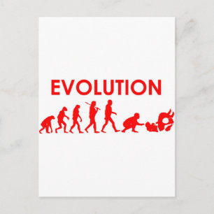Jiu Jitsu Evolution Postcard
