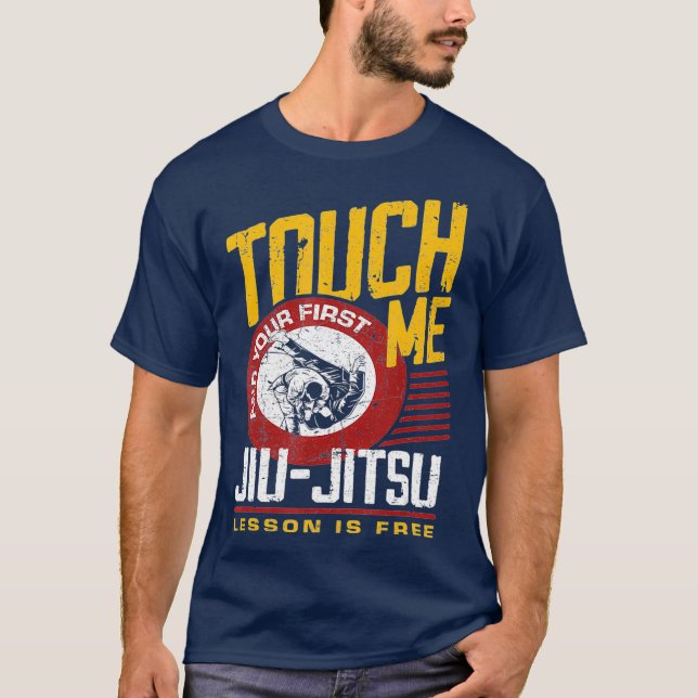 Jiu Jitsu Fighter Athlete Martial Arts Fan Gift T-Shirt (Front)