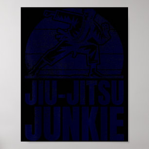 Jiu-Jitsu Fighter Jujutsu Ju-Jitsu BJJ Brazilian Poster
