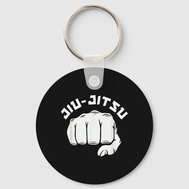 Jiu-Jitsu Fist Martial Arts Fighter Key Ring (Front)