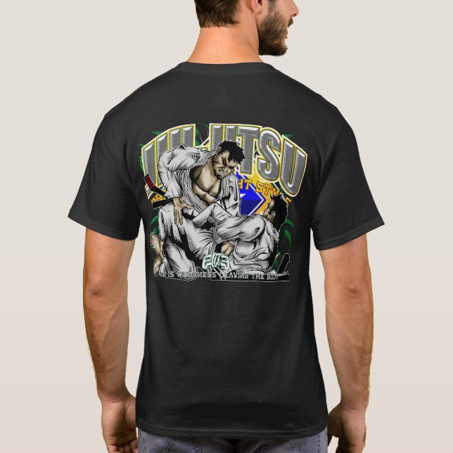 Jiu-Jitsu Flags T-Shirt (Back)