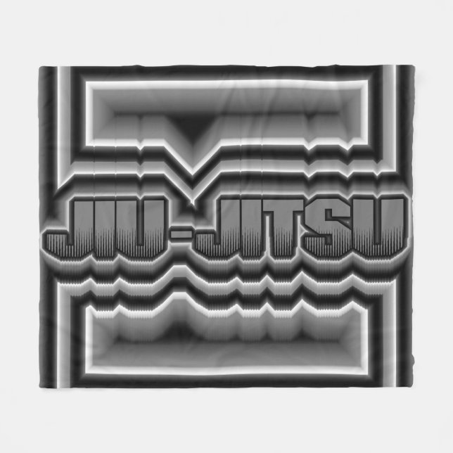 Jiu-Jitsu Fleece Blanket (Front (Horizontal))