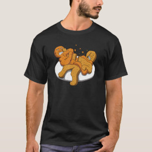 Jiu jitsu gingerbread in Armbar skill BJJ Funny gi T-Shirt