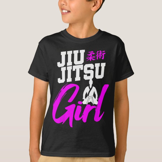 Jiu Jitsu Girl Brazilian Martial Arts Women Gift T-Shirt (Front)