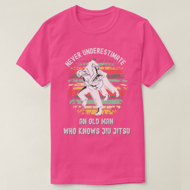 Jiu Jitsu Grandpa T-Shirt (Design Front)