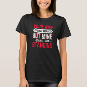 Jiu Jitsu Husband BJJ Jiu Jitsu My Wife is Cooler T-Shirt