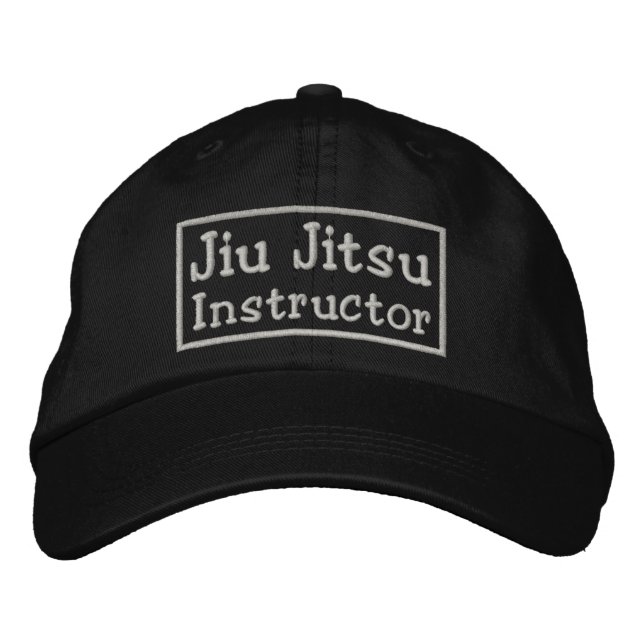 Jiu Jitsu Instructor Embroidered Hat (Front)
