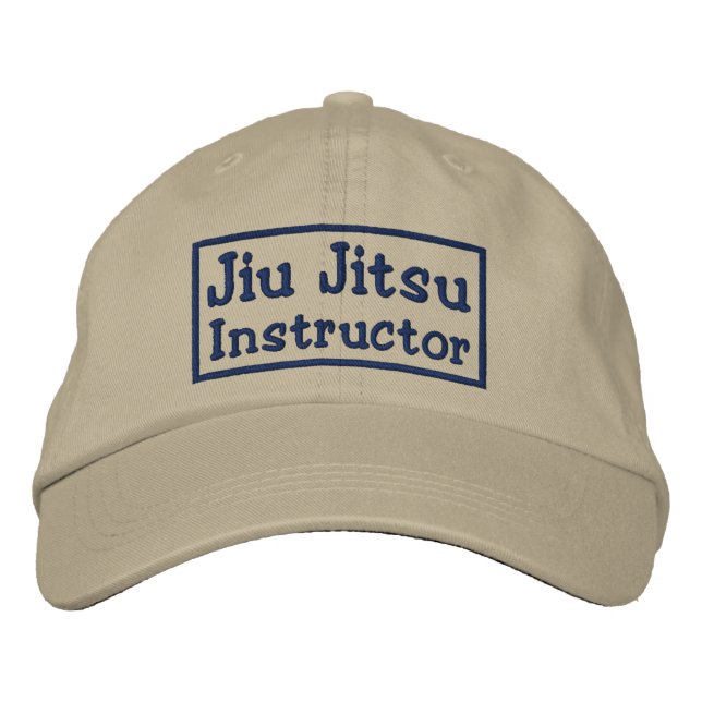 Jiu Jitsu Instructor Embroidered Hat (Front)