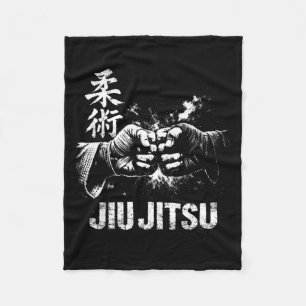 Jiu Jitsu Japanese Judo Martial Arts BJJ Grappling Fleece Blanket
